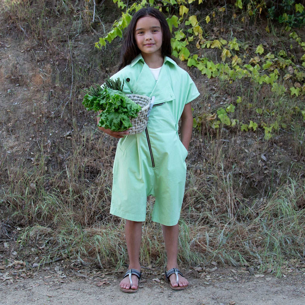 The Cotton Jumpsuit — Green