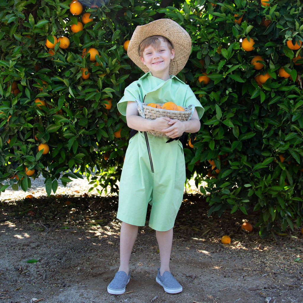 The Cotton Jumpsuit — Green